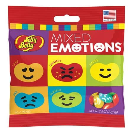 Jelly Belly Mixed Emotions | Emoji Jelly Beans | Peg Bags