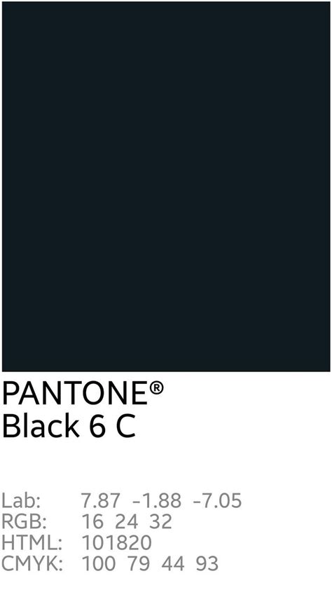 Neat Pantone Black Shades Snow White Tcx 8400c