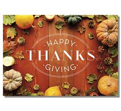 Custom Thanksgiving Cards | Business Thanksgiving Cards