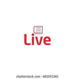 Live Chat Logo Design Stock Vector (Royalty Free) 685591345 | Shutterstock