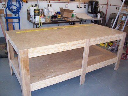 Assembly Table for Shop | Diy furniture plans, Easy wood projects ...