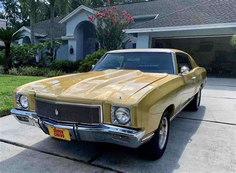 1971 Chevrolet Monte Carlo RWD Automatic GOLD Metallic for sale ...