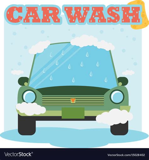 Car wash Royalty Free Vector Image - VectorStock