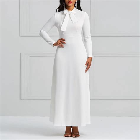 Long Sleeve White Party Dress | royalcdnmedicalsvc.ca