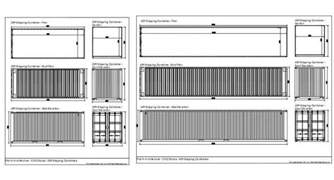 Shipping Container Cad Blocks