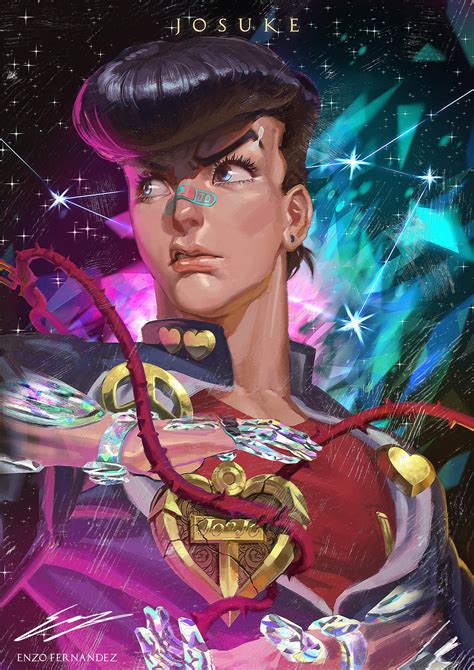 Josuke fanart by me! (more info in the comment) : r/StardustCrusaders