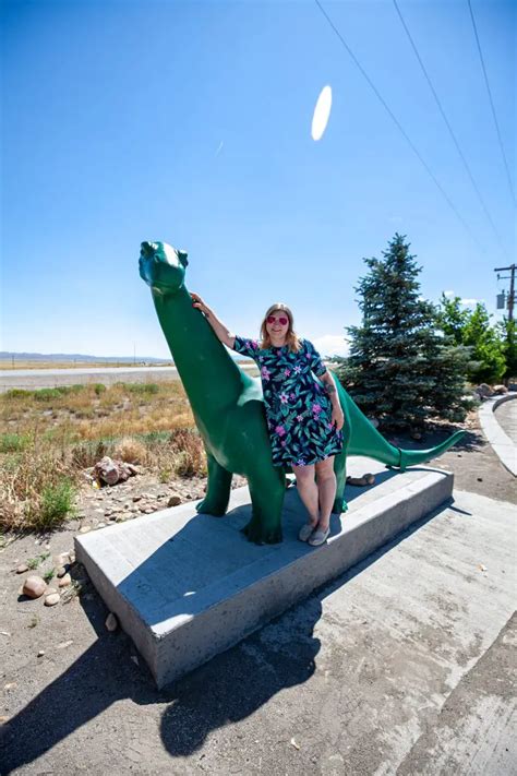 Sinclair Gas Station Dinosaur in Sinclair, Wyoming