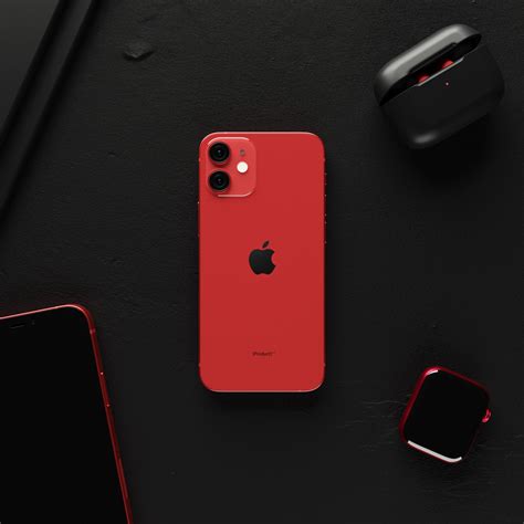 iPhone 12 Mini Red | CGTrader