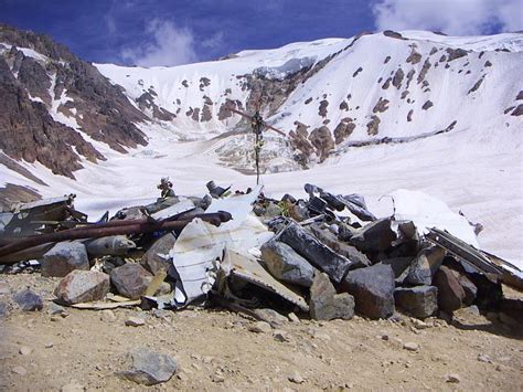 Crash site of Uruguayan Air Force Flight 571 | aircraft crash site