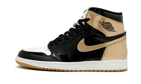 Gold Top 3 Jordan 1 Black Gold Patent Leather - Sneaker Bar Detroit