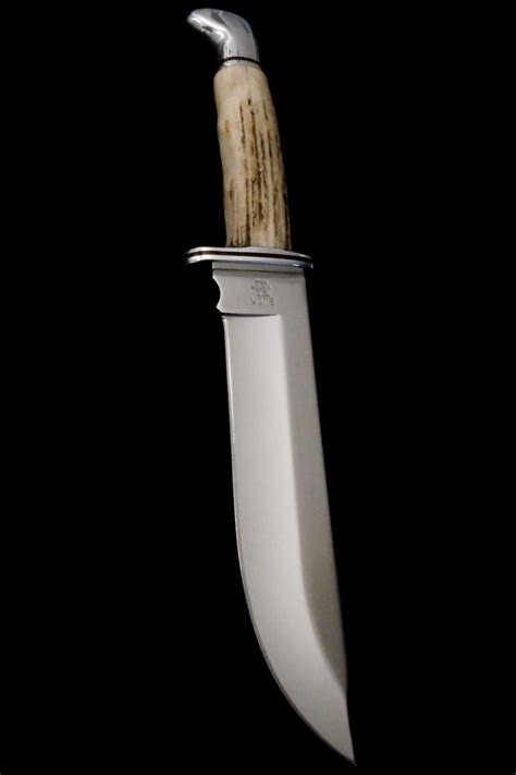 BUCK Custom 124 Frontiersman Knife -STAG Handle -Collection - USA | St Croix Blades