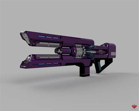 Coldheart Exotic Trace Rifle Destiny 3D print model 3D model 3D ...