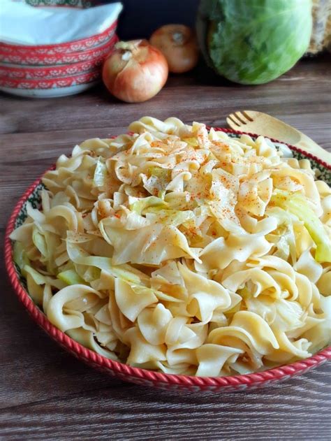 Fried Cabbage and Noodles (Haluski) - My Homemade Roots