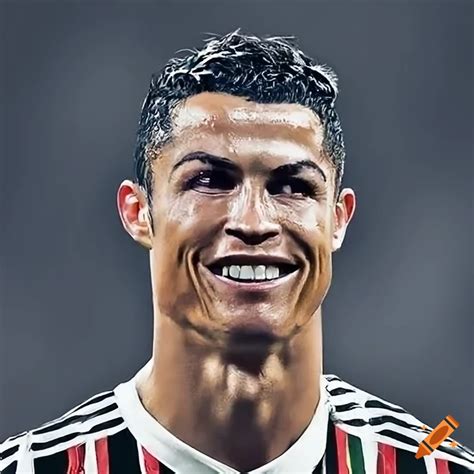 Cristiano ronaldo face on Craiyon