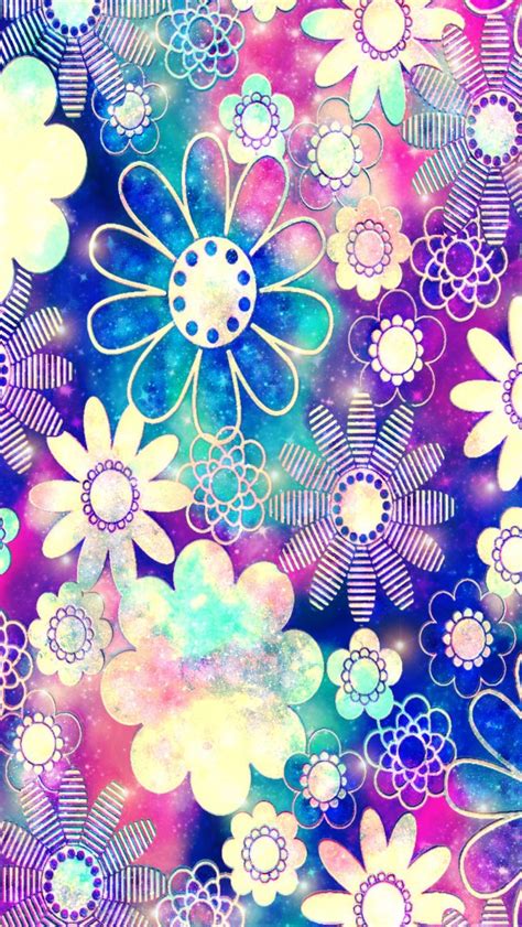 Glitter Floral Wallpapers - Wallpaper Cave