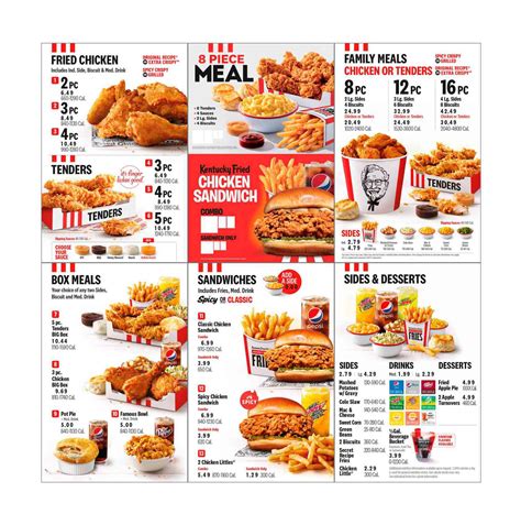 KFC Menu Malaysia & Latest Prices 2024