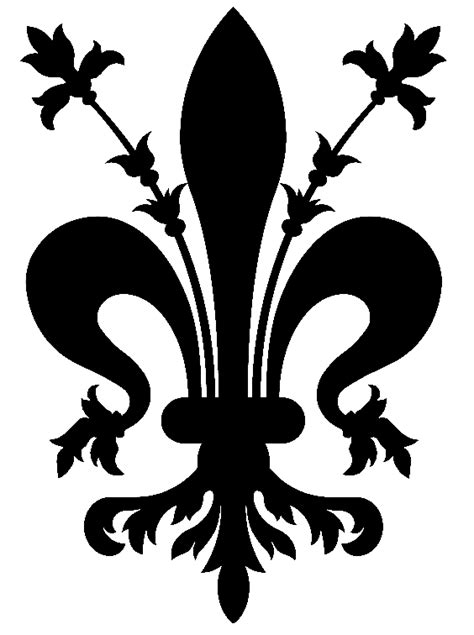 Fleur De Lis Silhouette at GetDrawings | Free download