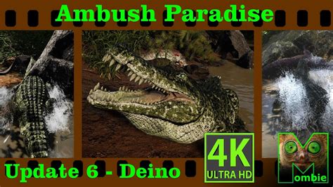 The Isle Evrima - Ambush Paradise - Update 6 - Deinosuchus - YouTube