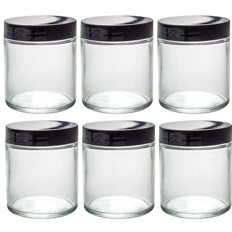 8 oz Slime Containers: Clear Empty Wide Mouth Plastic Storage Jars with Lids Labels | Perfect ...