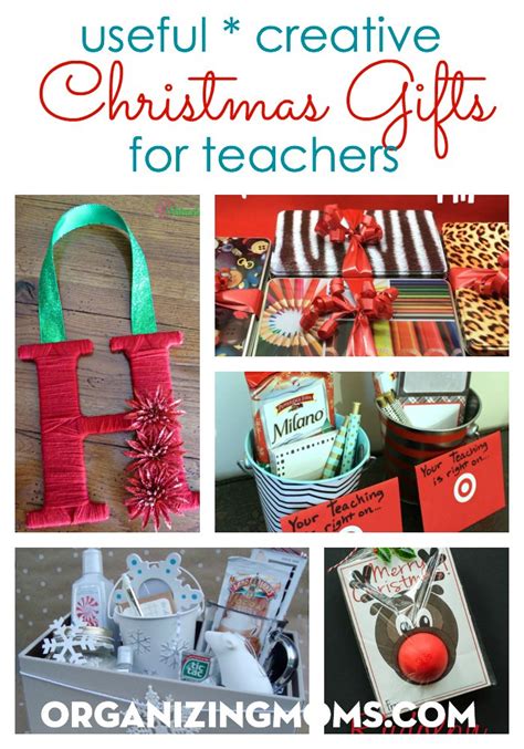 Useful Creative Christmas Gifts for Teachers - Organizing Moms