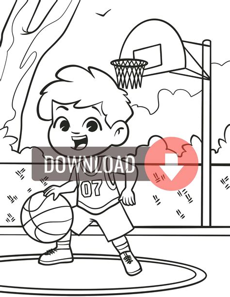 Jumpstart Digital Sports Coloring Book for Kids - Etsy