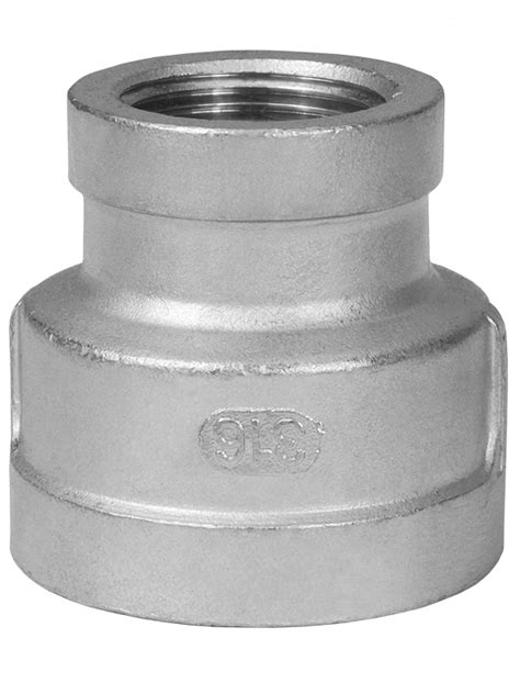 304 Stainless Steel Threaded Reducing Couplings On Seal Fast, Inc.