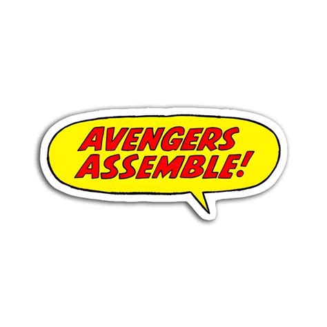 Avengers Assemble Sticker | Marvel