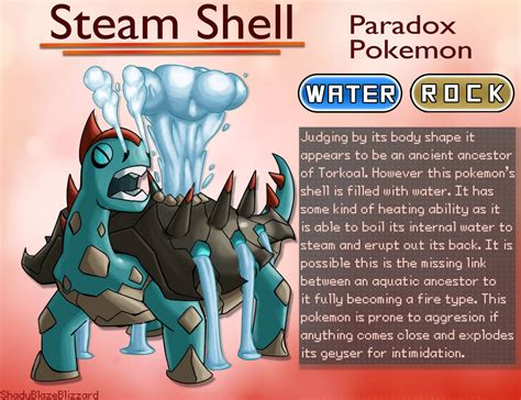 Paradox Pokemon: Steam Shell by ShadyBlazeBlizzard on DeviantArt