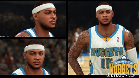 Carmelo Anthony Cyberface and Body Model Nuggets Version By ECPH [FOR 2K20]