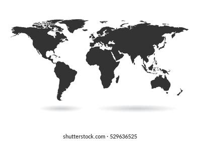 World Map Stock Vector (Royalty Free) 529636525