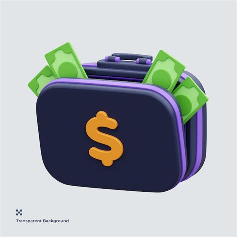 Premium PSD | Money 3d icon