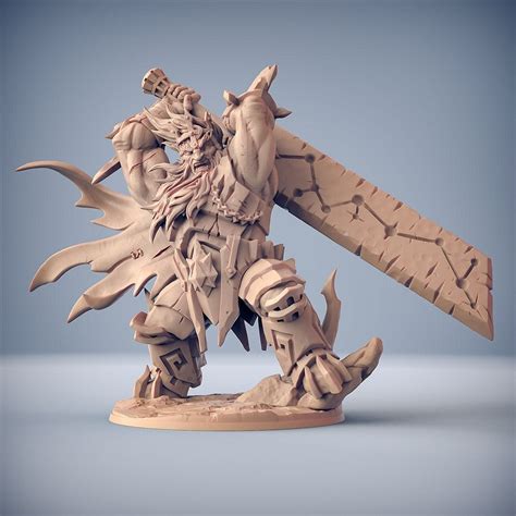 Fire Giant Premium Dnd Miniautre Mini Sanded & Primed Resin 3D Printed ...