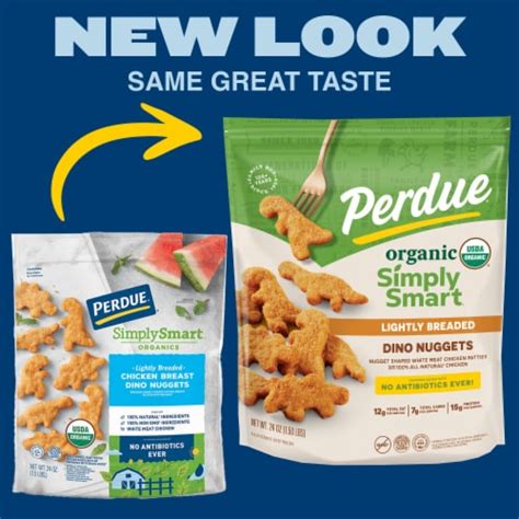 Perdue® Simply Smart® Organics Lightly Breaded Frozen Chicken Breast ...