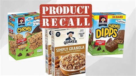 Quaker Recall Includes Granola Bars And Cereals Sold In Minnesota