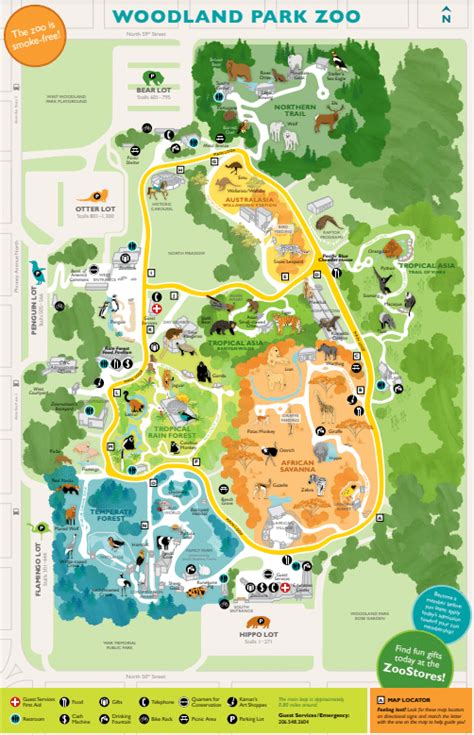 Woodland Park Zoo Map and Brochure (2012 - 2024) | ThemeParkBrochures.net