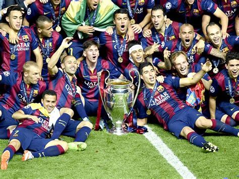 Barca celebrate Champions League win in style | Hindustan Times