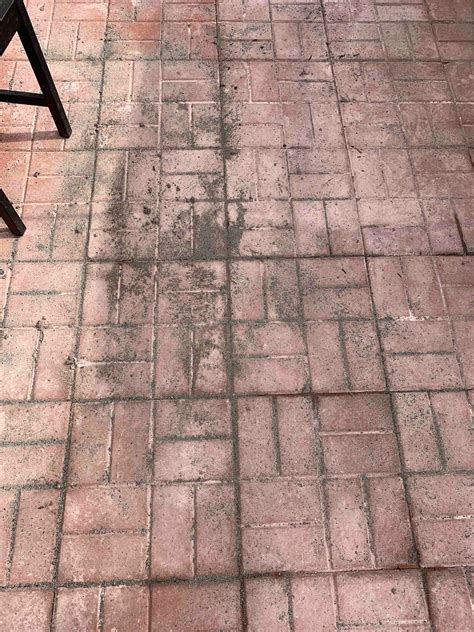 cleaning - How to remove EZ Sand that is sticking to pavers? - Home ...