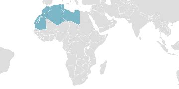 Member states of the Maghreb