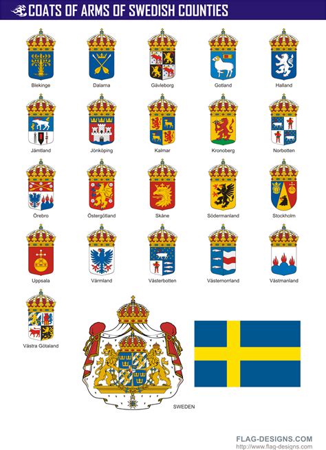 Coat of Arms of Sweden | Flag, Countries and Flags