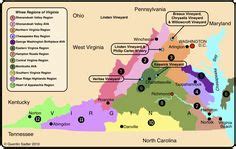 Virginia Wine Region Map Virginia Vineyard, Virginia Wine Country, Wine Country Travel, West ...