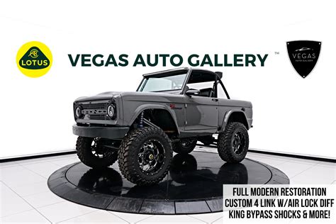 Used 1970 Ford Bronco Custom For Sale (Sold) | Lotus Cars Las Vegas Stock #CH18368A