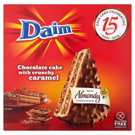 Daim Chocolate Cake With Crunchy Caramel | Morrisons Gluten Free Frozen Desserts, Gluten Free ...