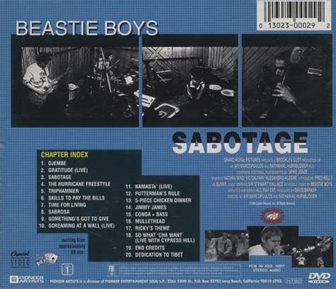 Beastie Boys Sabotage US DVD (431031)