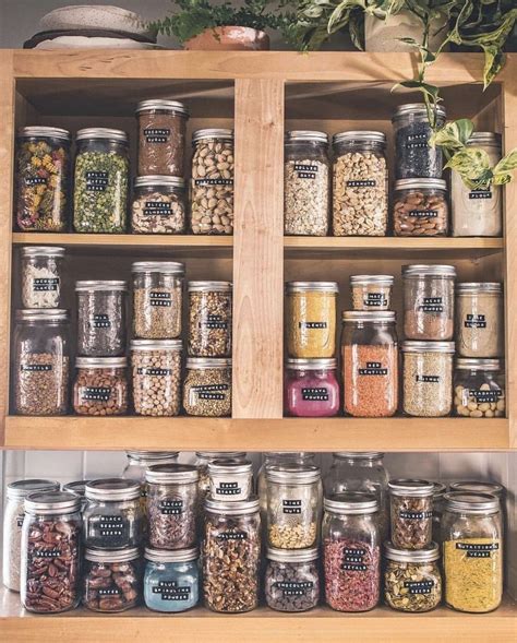 Nice Pantry Organization Ideas 26 | Jar storage, Glass jar storage ...