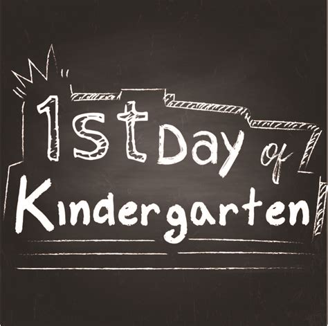 1st Day Of Kindergarten - 10 Free PDF Printables | Printablee