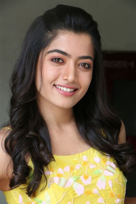 Rashmika Mandanna stills at Bheeshma movie interview - South Indian Actress