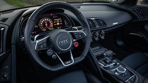 Audi R8 V10 performance Spyder 5K Interior Wallpaper - HD Car ...