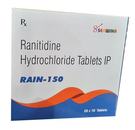 Ranitidine Hydrochloride Tablets IP, Non prescription at Rs 246/box in ...