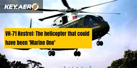 VH-71 Kestrel: The helicopter that could have been 'Marine