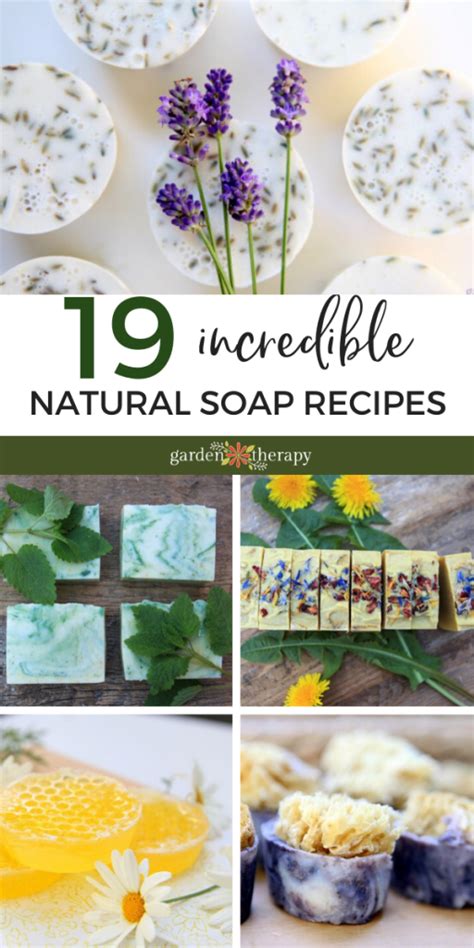 19 Incredible Natural Handmade Soap Recipes - Garden Therapy